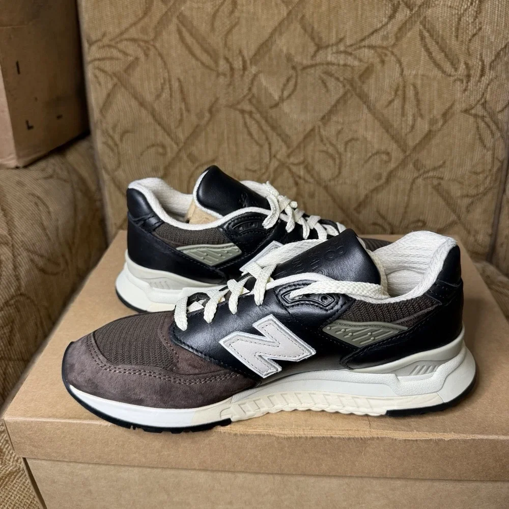New Balance 998 Made In USA Teddy Santis Brown Toe U998RE Men's Size 6D Sneakers